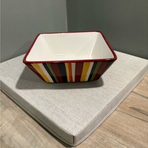 Pampered Chef Striped Medium Bowl